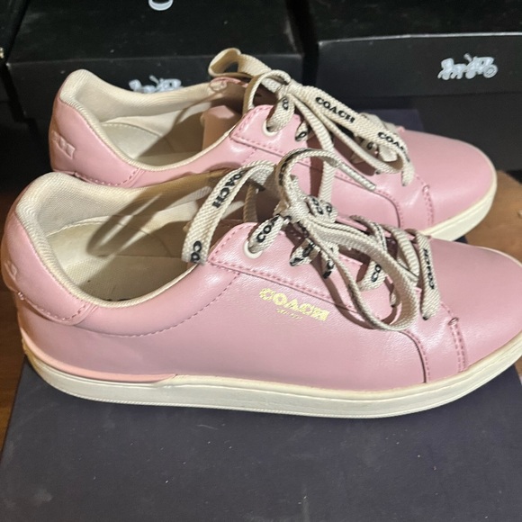Coach tennis sneakers super cute pink. - Picture 5 of 5